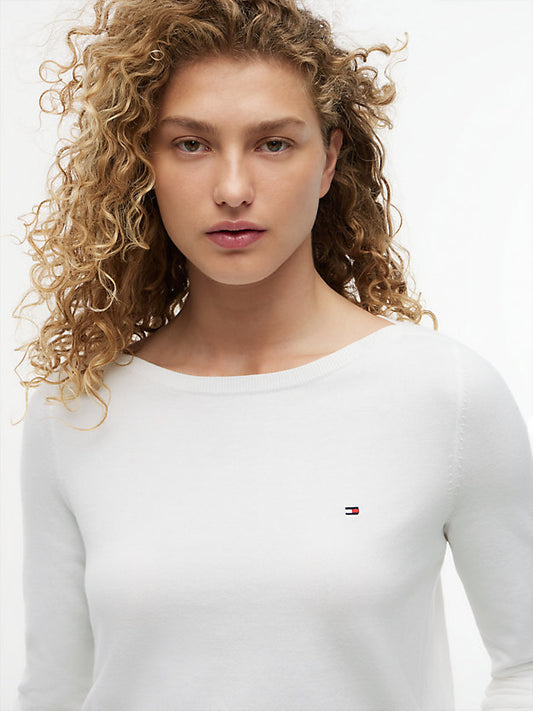 Boat Neck Jersey Jumper