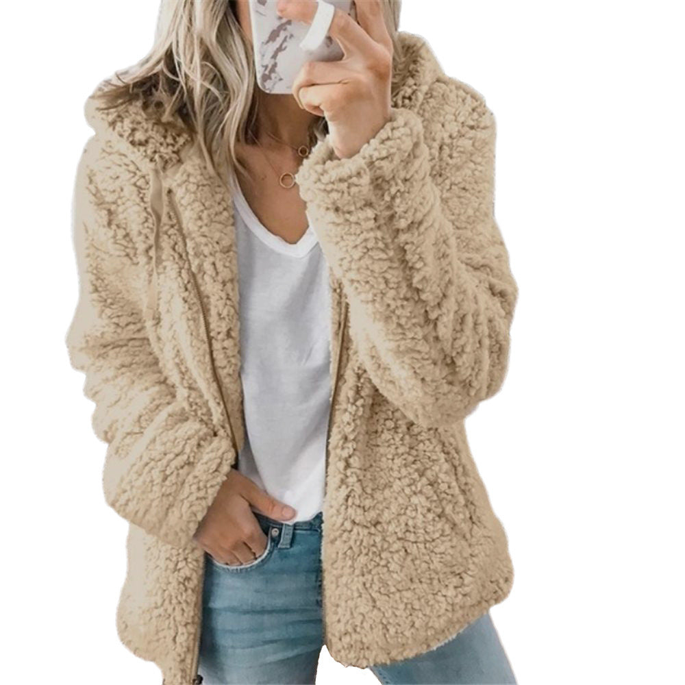 🔥DERNIER JOUR -50 %🔥 Manteau en laine à capuche pour femme