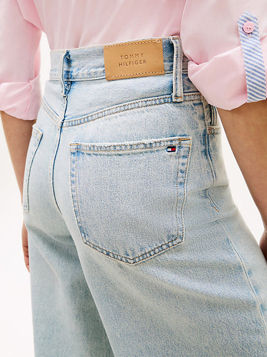 70s High Rise Wide Leg Jeans
