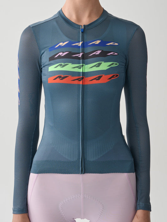Women's Evade X Pro Air LS Jersey 3.0 - Uniform Blue