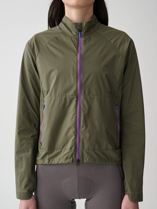 Women's Alt_Road Wind Jacket - Loam