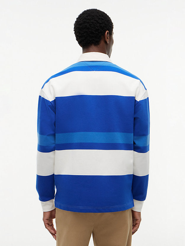 Stripe Relaxed Rugby Shirt