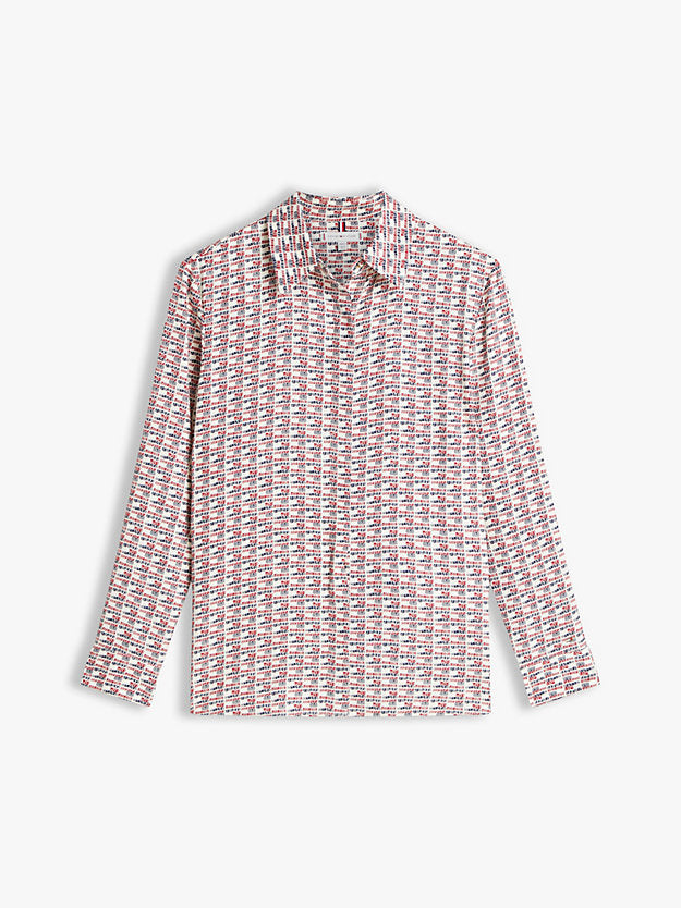 Regular Fit Concealed Placket Twill Shirt