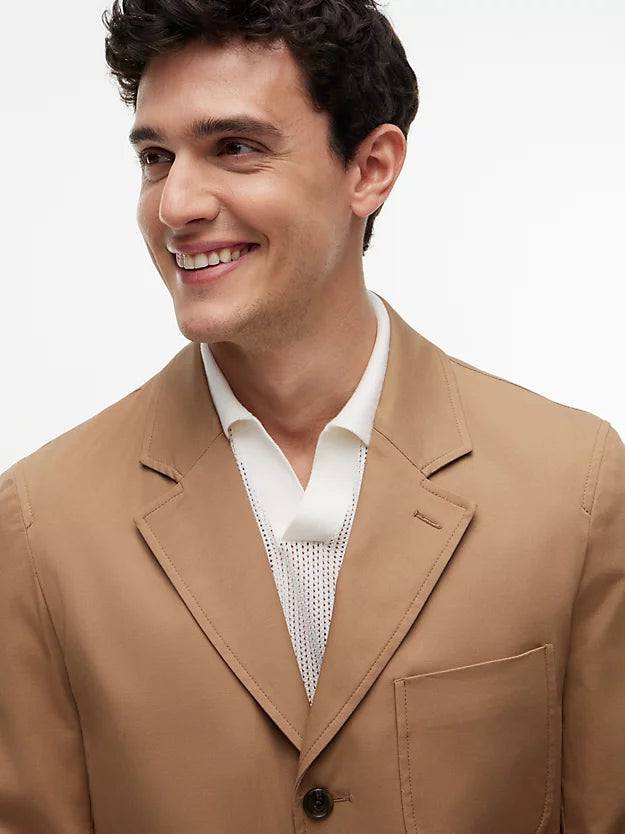 Flex Regular Fit Single Breasted Blazer