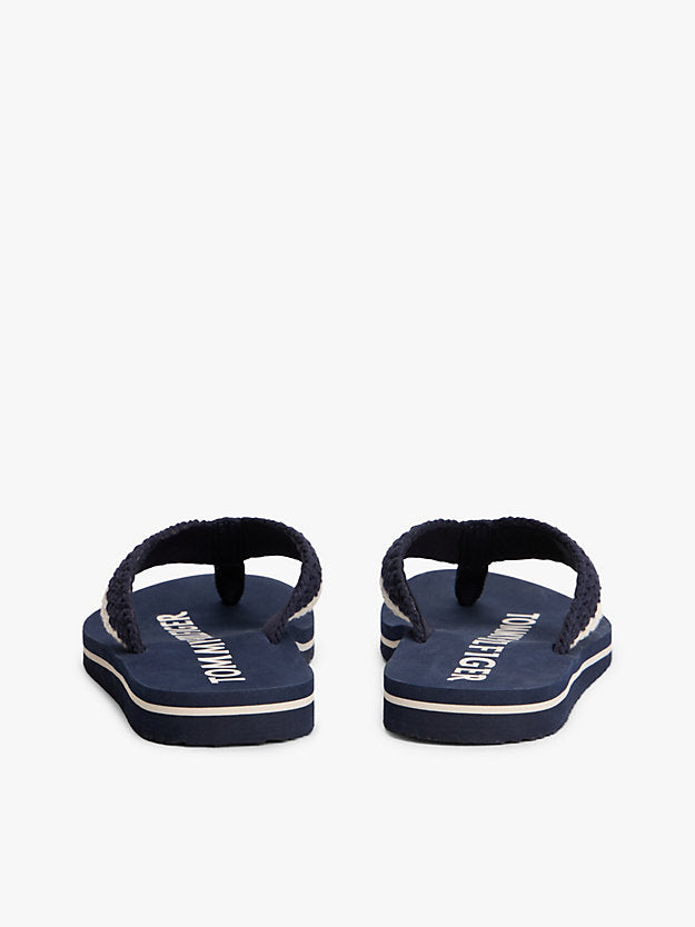 Logo Woven Flip-Flops