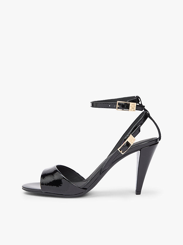 Patent Leather Ankle Strap High Heel Sandals