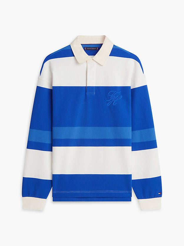 Stripe Relaxed Rugby Shirt