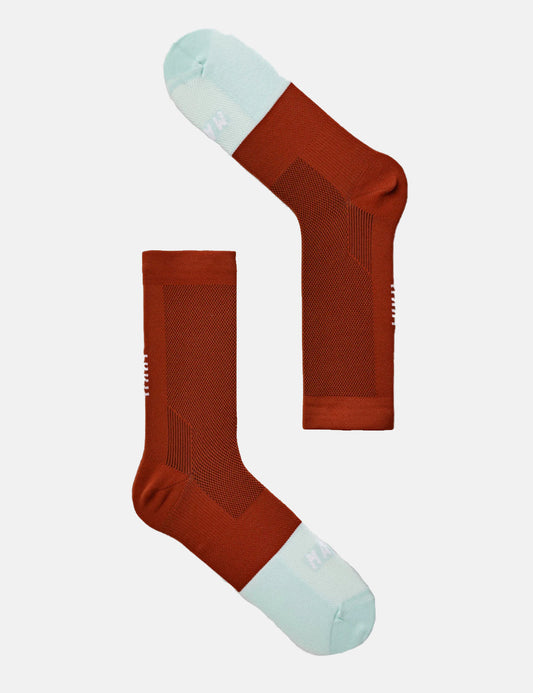 Division Sock - Burnt Brick
