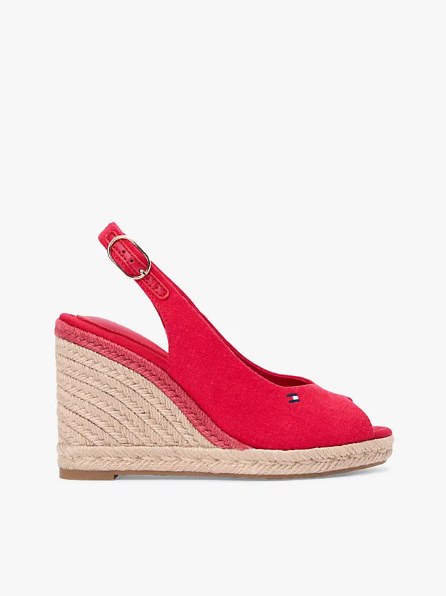 Hemp Slingback Wedge Espadrilles