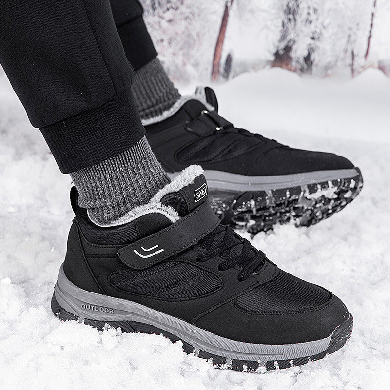 Bottines antidérapantes en cuir Snowy Villia