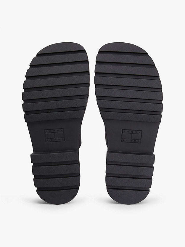 Chunky Cleat Double Buckle Sandals