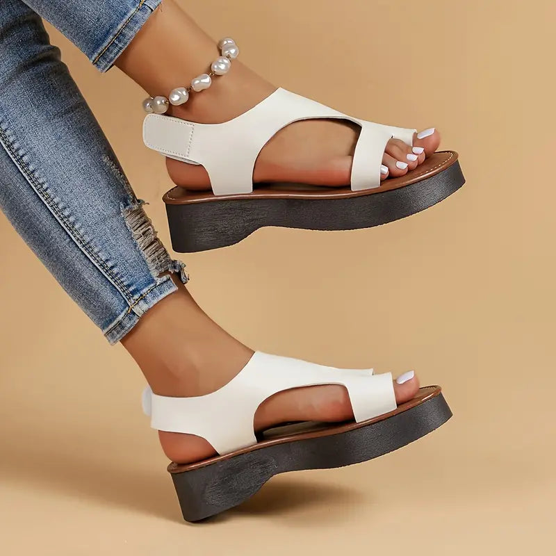 🔥DERNIÈRE JOURNÉE PROMOTION -50 % SUR LES SANDALES ORTHOPÉDIQUES COMPENSÉES EN CUIR POUR FEMMES