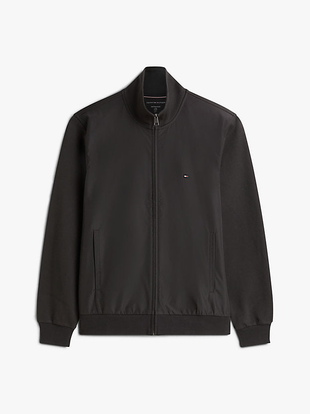 Intechno Knit Flag Embroidery Zip-Thru Jumper
