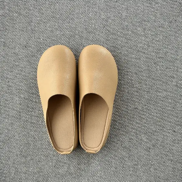 Chaussons en cuir italien / Chaussures orthopédiques pour femmes LetcloMC