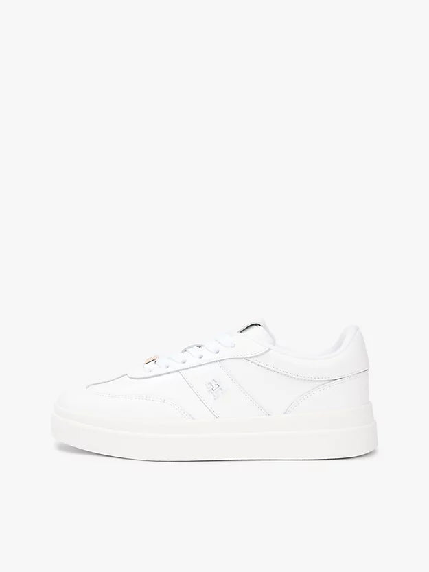 Debossed Monogram Leather Court Trainers