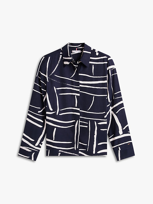 Regular Fit Gold-Tone Button Shirt