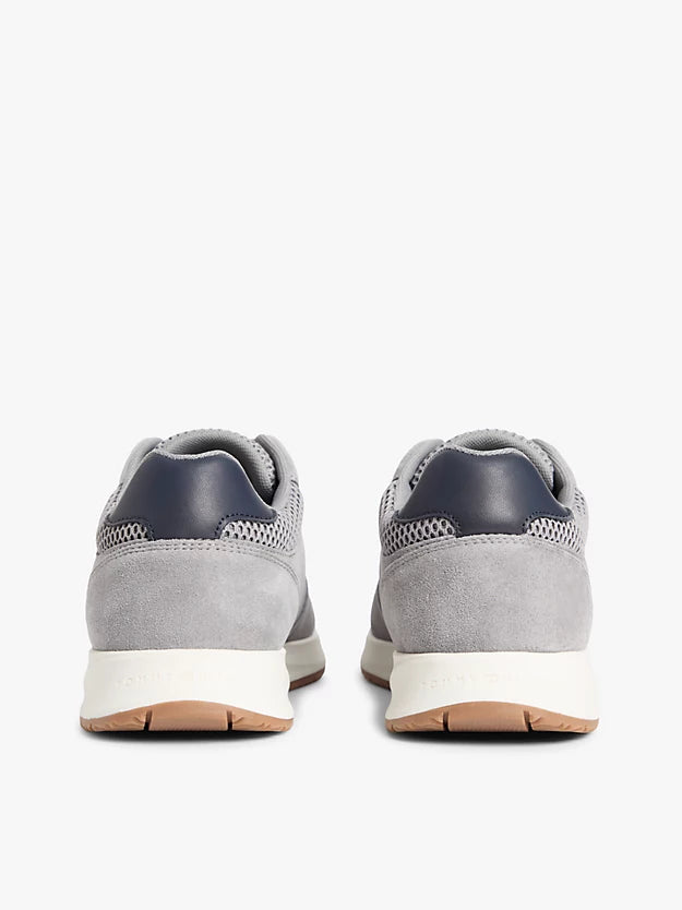 Suede Mixed Texture Fine Cleat Trainers