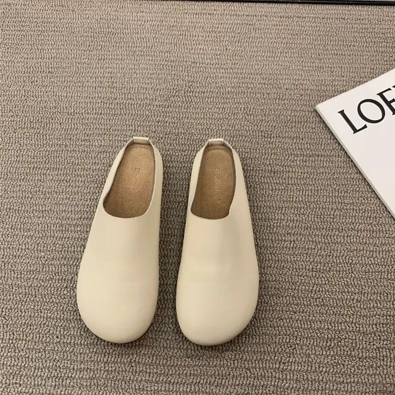 Chaussons en cuir italien / Chaussures orthopédiques pour femmes LetcloMC