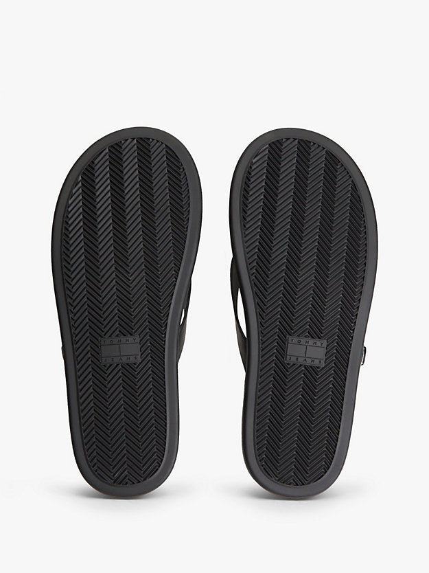 Leather Buckle Flip-Flops