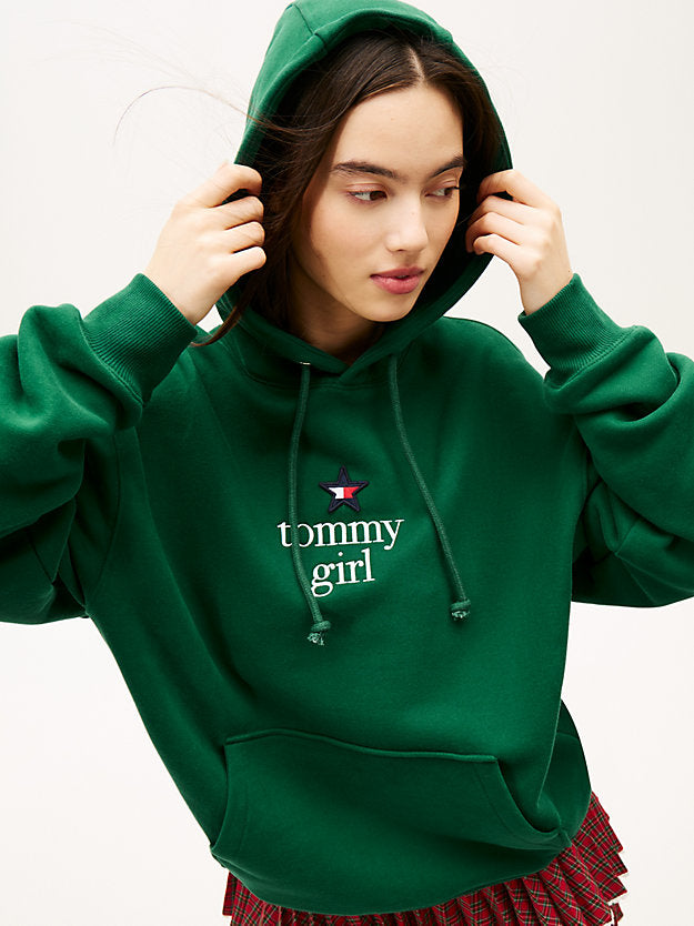Girl Logo Relaxed Fleece Hoody