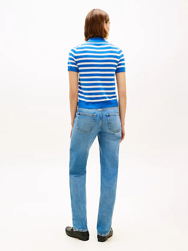 Short Sleeve Polo Jumper WiSilk