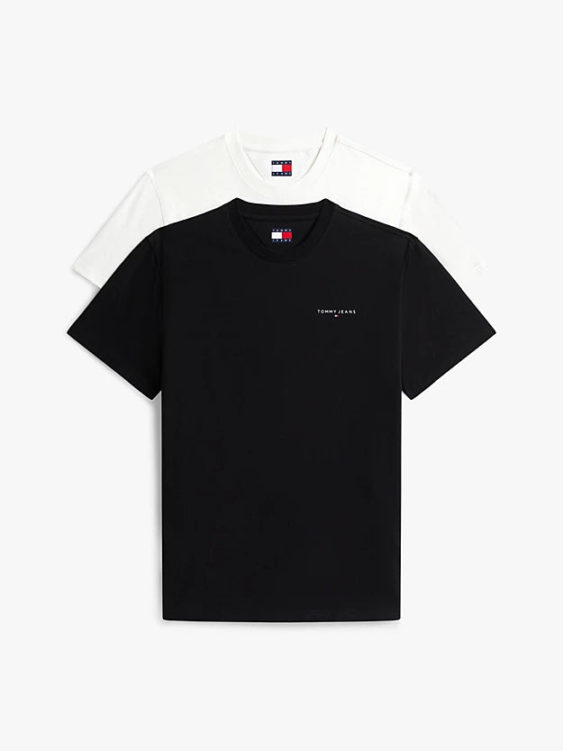 2-Pack Linear Logo Slim Jersey T-Shirts