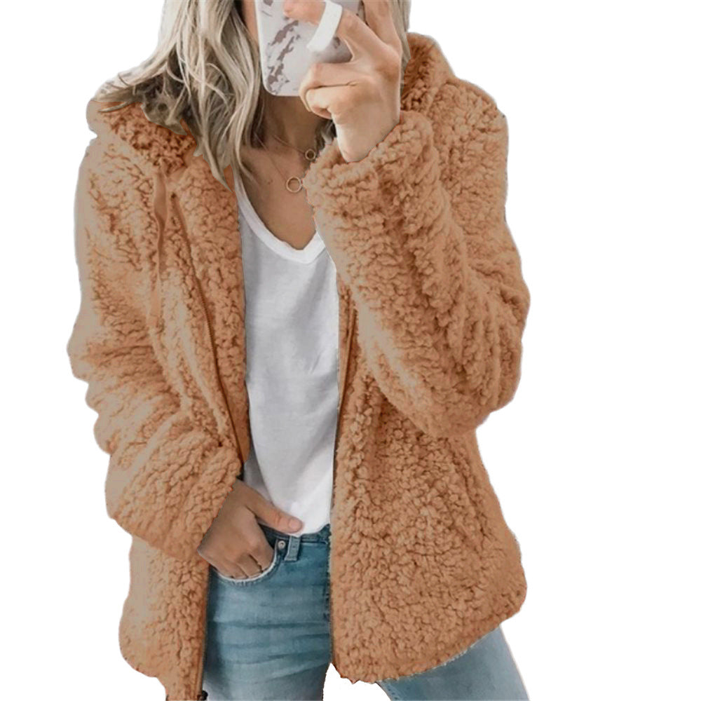 🔥DERNIER JOUR -50 %🔥 Manteau en laine à capuche pour femme