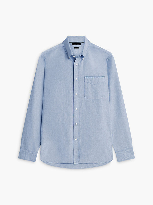 Regular Fit Signature Trim Oxford Shirt