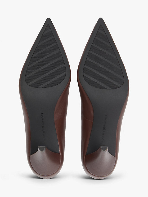 Leather Monogram High Heels