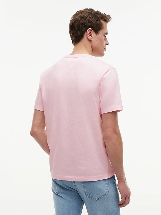 Flag Embroidery Jersey Crew Neck T-Shirt