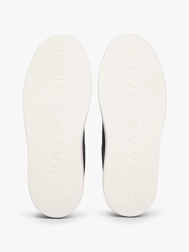 Lightweight Leather Cupsole Court Trainers