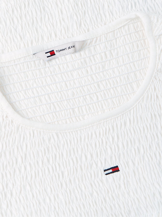 Smock Flag Embroidery Slim T-Shirt