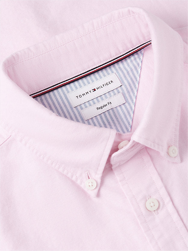 Regular Fit Flag Embroidery Oxford Shirt