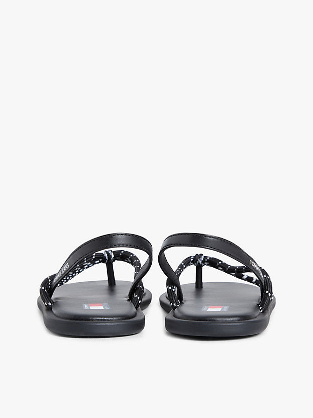Rope Strap Slingback Flip-Flops
