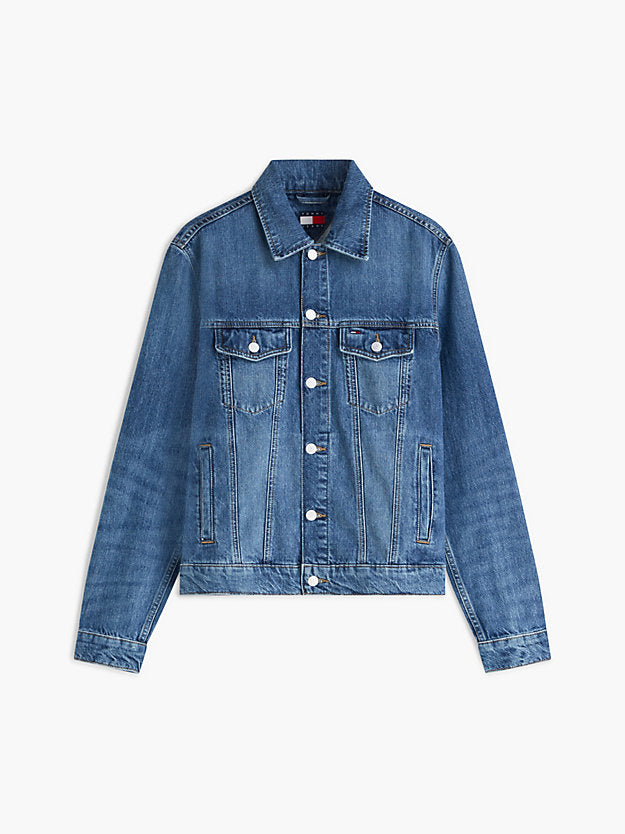 Ryan Faded Denim Trucker Jacket
