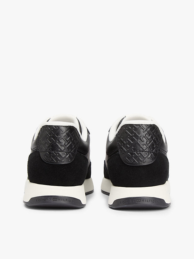 Embossed Monogram Leather Trainers