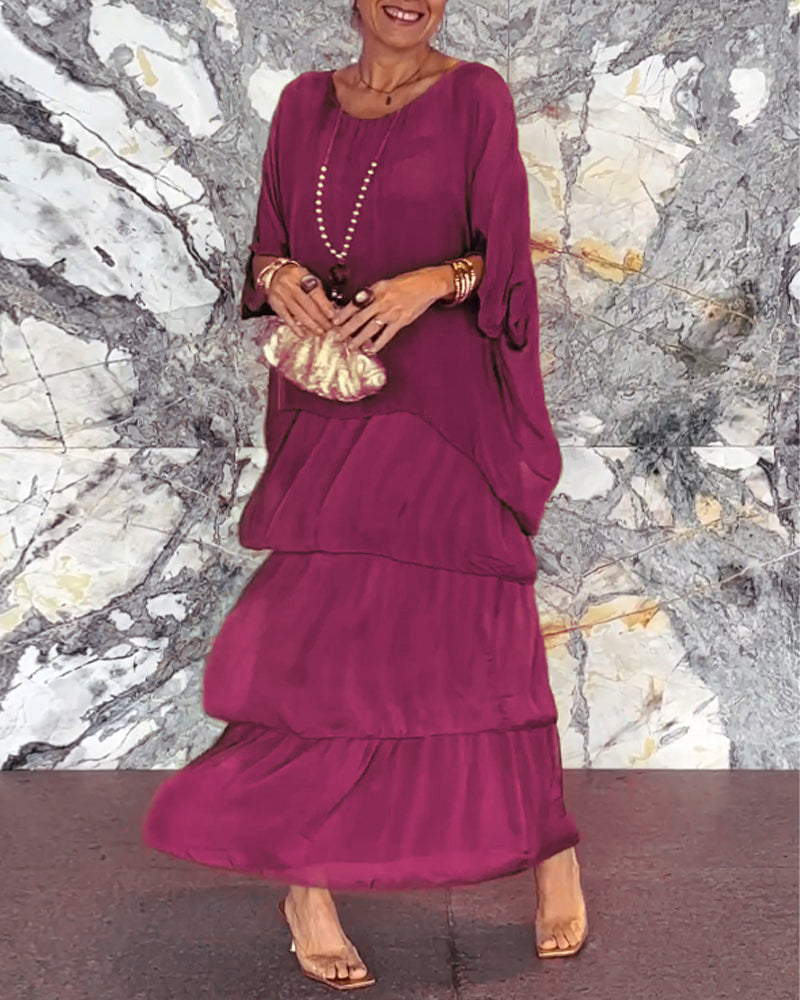 Robe ample femme style artistique (achetez-en 2, livraison gratuite)