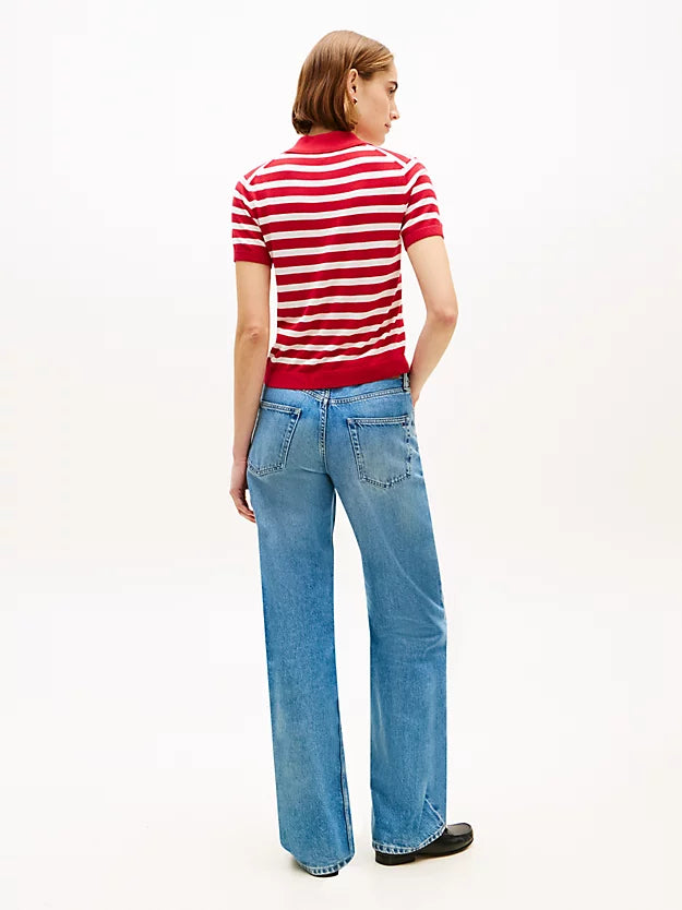 Short Sleeve Polo Jumper WiSilk