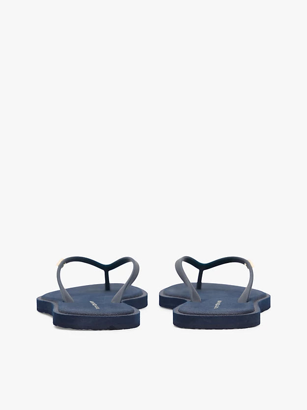 Chic Enamel Flag Flip-Flops