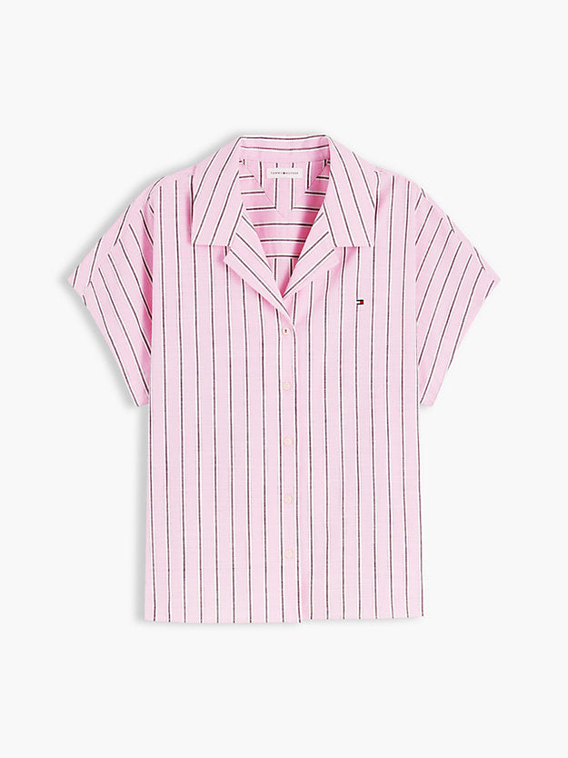 Relaxed Fit Poplin Short Sleeve Shirt