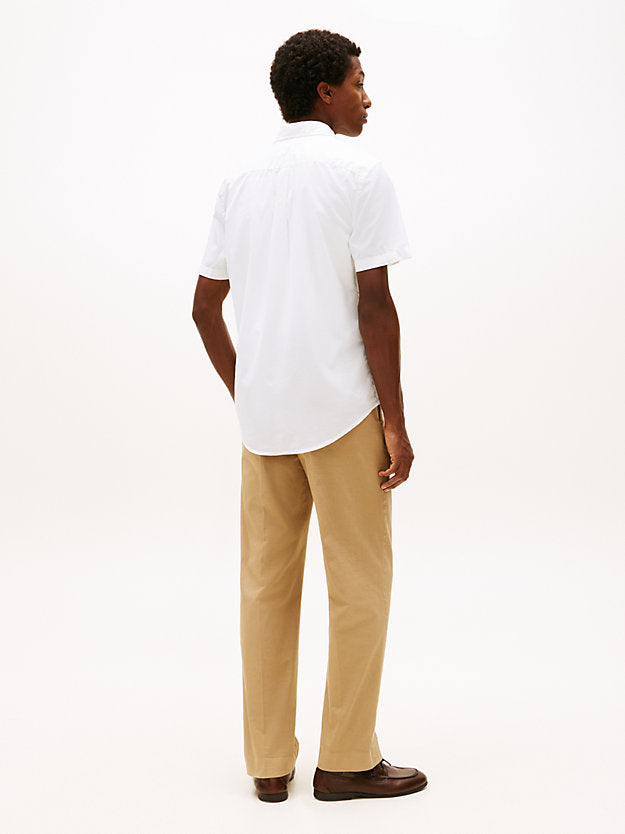 Regular Fit Flex Poplin Short Sleeve Shirt