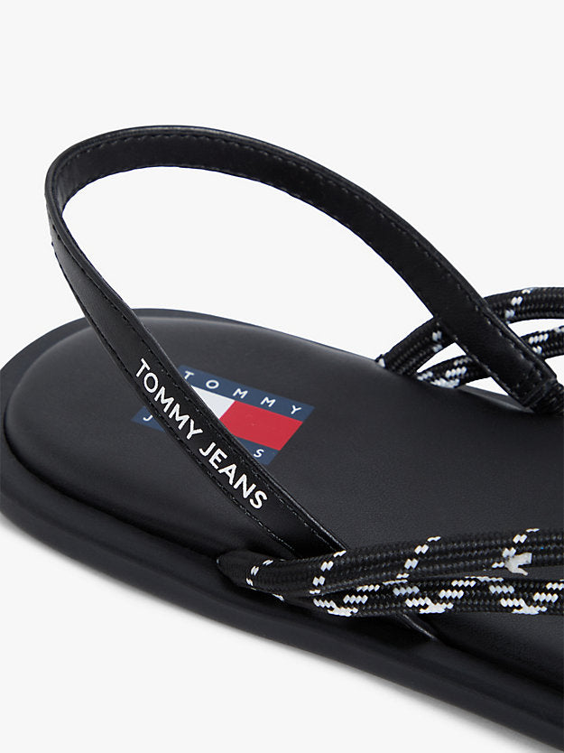 Rope Strap Slingback Flip-Flops