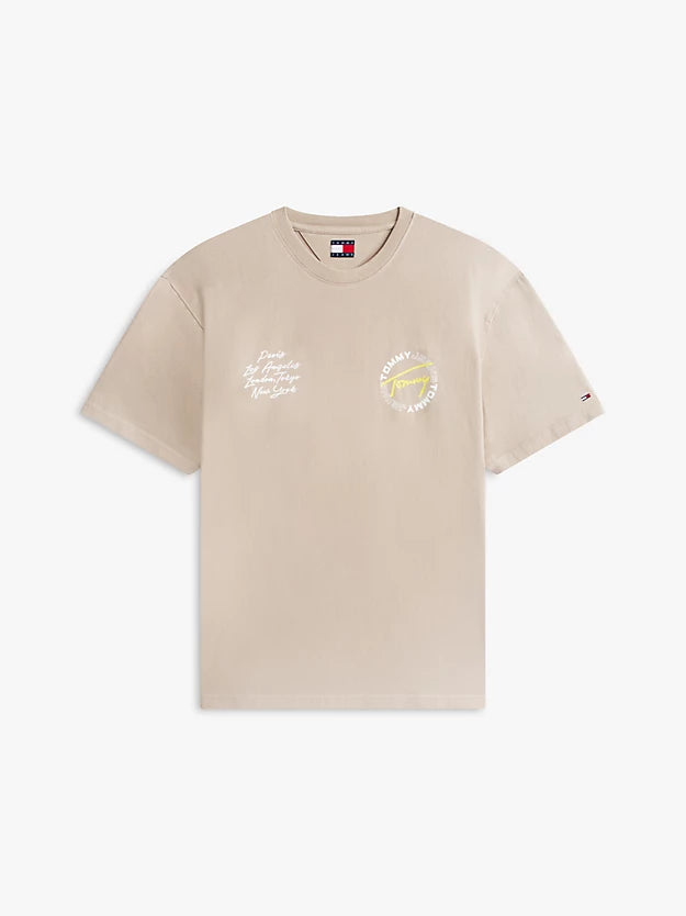 Circular Back Logo Relaxed T-Shirt