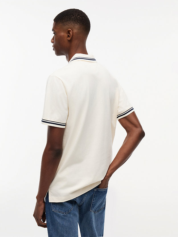 Flag Regular Fit Tipped Polo Shirt