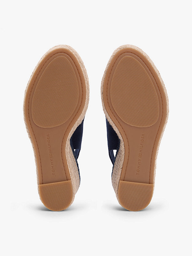 Hemp Slingback Wedge Espadrilles