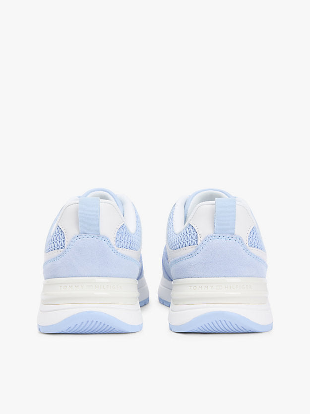 Tonal Monogram Mixed Texture Trainers