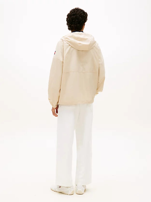 Oversized Colour-Blocked Water Repellent Chicago Windbreaker