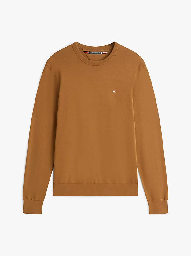 Flag Embroidery Crew Neck Jumper