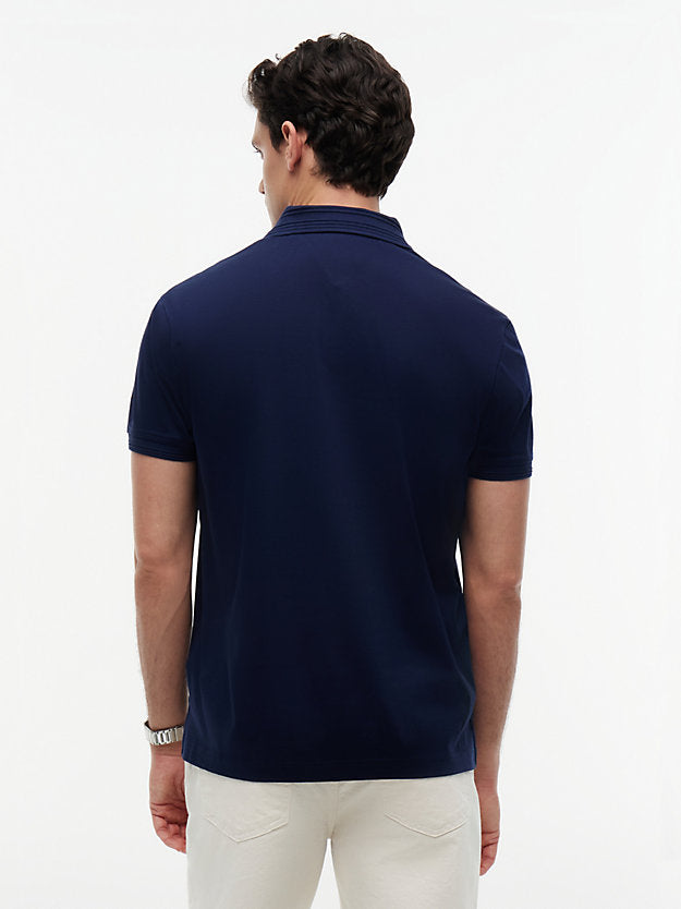 Regular Fit Interlock Knit Polo Shirt