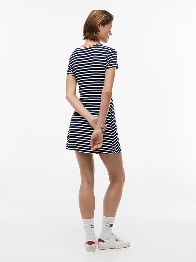Jersey Fit And Flare Mini Dress